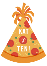 Pizza Hat by Cheree Berry Paper & Design