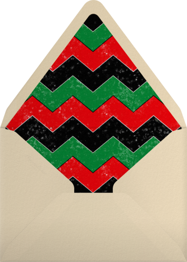 Kwanzaa Dancing - Paperless Post Envelope