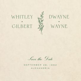 Keen (Square) - Save the Date by Paperless Post