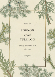 Fir Ever Frame - Holiday Party Invitation by John Derian
