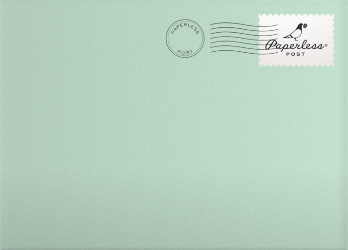 Loose Wreath - Paperless Post Envelope