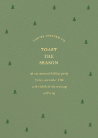 Mini Trees - Corporate Holiday Party Invitation by Sugar Paper