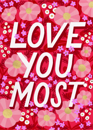 Tropical Florals - Valentine's Day Card by Hello!Lucky