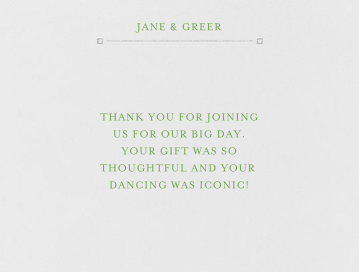 Candela (Thank You) by Crane & Co.