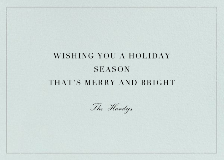 Peace on Earth - Photo - Holiday Card by Paperless Post - Back