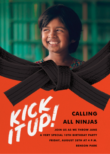 Black Belt (Photo) by Paperless Post