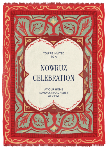 Persian Tapestry - Nowruz Invitation by Paperless Post