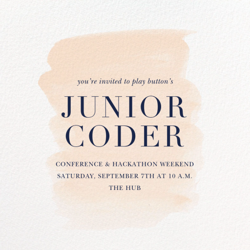 Basic Brushstroke - Business Event Invitation by Sugar Paper