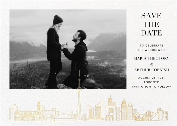 Skyline View (Photo) - Invitation by Paperless Post