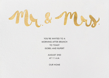 Mr. & Mrs. by Linda and Harriett