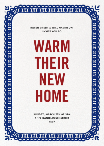 Party Platter - Housewarming Invitation by Crate & Barrel