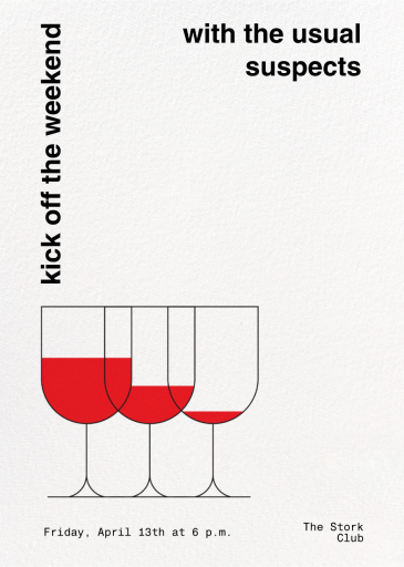 Top Up - Happy Hour Invitation by Paperless Post