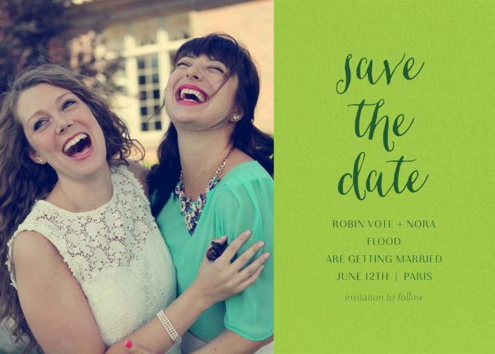 Photo Spread - Save the Date by Paperless Post