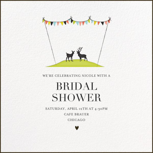 Mr and Mrs Deer - Lime by Mr. Boddington's Studio