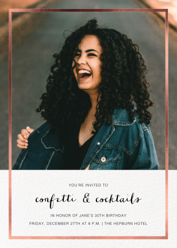 Idylle (Photo) - Birthday Invitation by Paperless Post