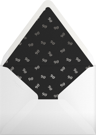 Sideways Lettering - Paperless Post Envelope