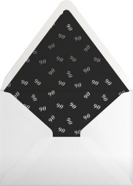 Sideways Lettering - Paperless Post Envelope