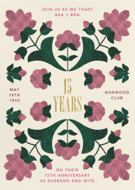 Pieced Together - Celebration Invitation by Cabana