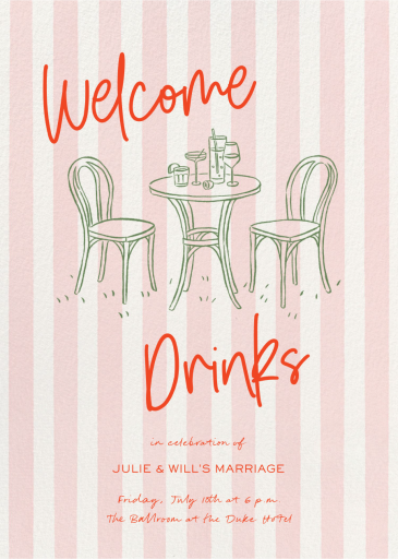 Afternoon Sips - Welcome Party Invitation by Paperless Post