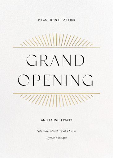 Rise Up - Launch Party Invitation by Paperless Post