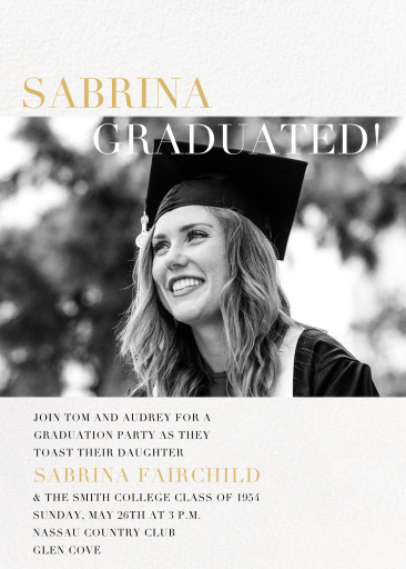 Accomplished - Graduation Party Invitation by Paperless Post