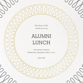 Spirals (Save the Date) - Alumni Event Invitation by Paperless Post