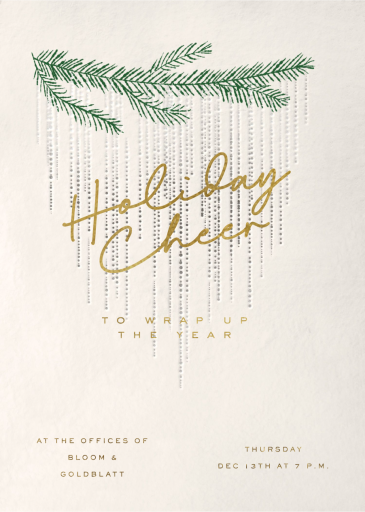 Pine Branch - Christmas Card by Paperless Post