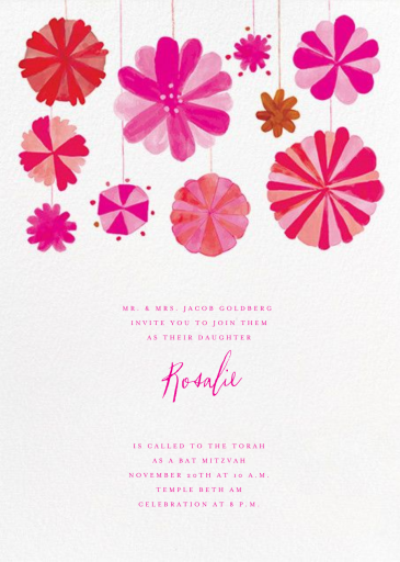 Blow Up the Balloons - Religious Invitation by Mr. Boddington's Studio