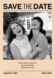 Lead Story - Save the Date by Paperless Post