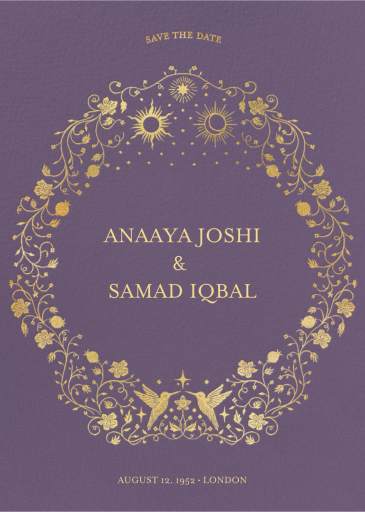 Aranya Wreath - Save the Date by Chand Sitara