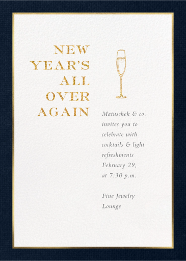 Oro (Tall) - Corporate Reception Invitation by Paperless Post