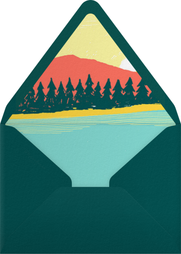 Muskoka Sunset - Paperless Post Envelope
