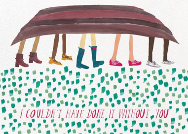 To the Lake - Thank You Card by Mr. Boddington's Studio