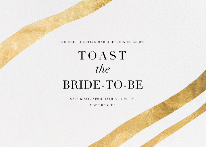 Cherish - Wedding - Bridal Shower Invitation by Kelly Wearstler