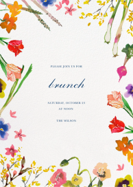 Spring Market - Happy Menocal - Spring Party Invitation by Happy Menocal