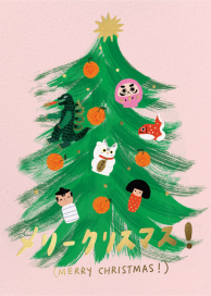 Tokyo Tree - Holiday Card by Carolyn Suzuki Studio
