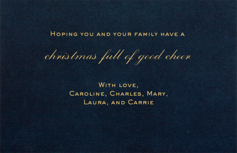 Cities Christmas - Christmas Card by Paperless Post - Back