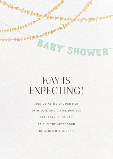Shower Shapes - Baby Shower Invitation by Paperless Post