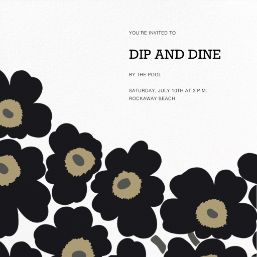 Unikko (Square) by Marimekko