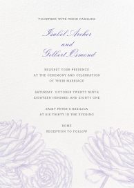 Ranunculus - Wedding Invitation by Paperless Post