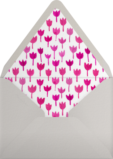Watercolor Tulips - Linda and Harriett Envelope