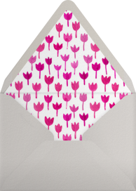 Watercolor Tulips - Linda and Harriett Envelope