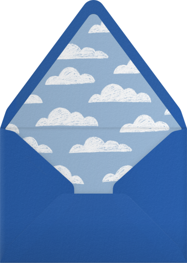 Hot Air Balloon Cutout - Paperless Post Envelope