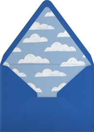 Hot Air Balloon Cutout - Paperless Post Envelope