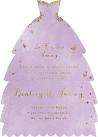 Hermoso Vestido - Quinceañera Invitation by Paperless Post