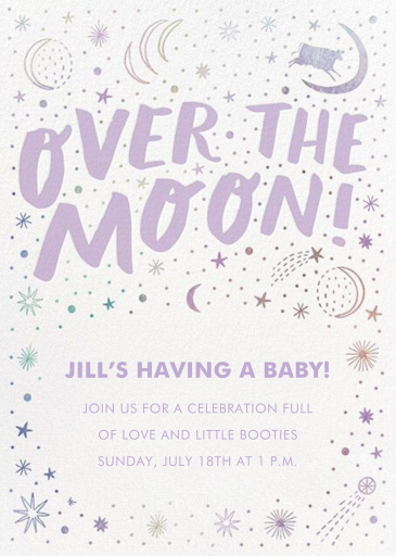 Space Cow - Baby Shower Invitation by Hello!Lucky