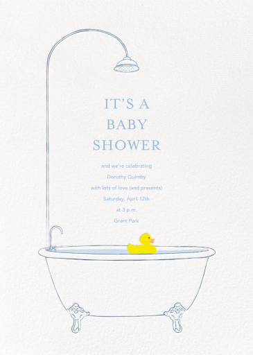 Lucky Duck - Baby Shower Invitation by Paperless Post