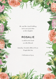 Gramercy Garden - Bar & Bat Mitzvah Invitation by Paperless Post