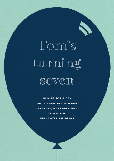 Red Balloon by Paperless Post