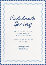 Stripes and Waves - Invitation by Martha Stewart
